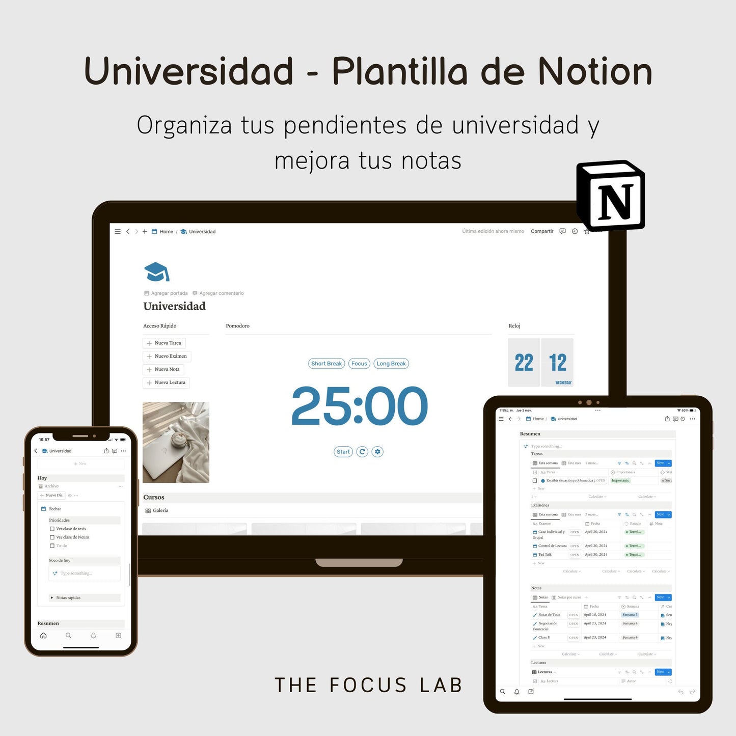 Universidad - Plantilla de Notion