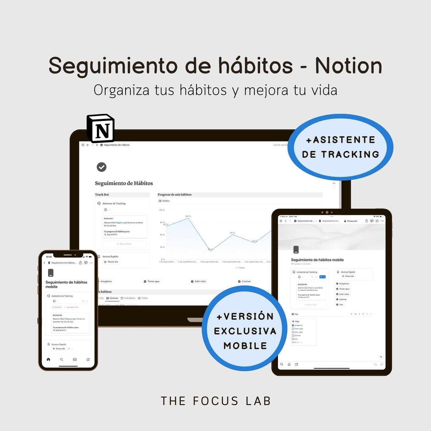 Seguimiento de Hábitos - Plantilla de Notion