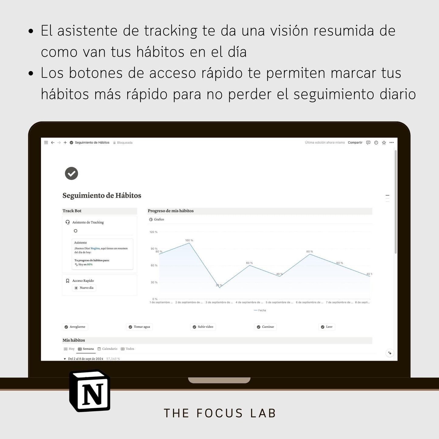 Seguimiento de Hábitos - Plantilla de Notion