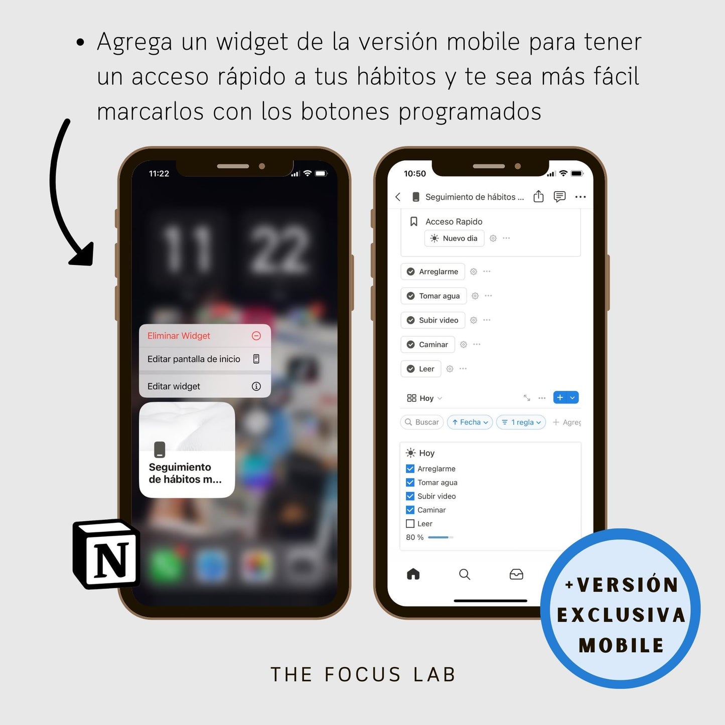 Seguimiento de Hábitos - Plantilla de Notion