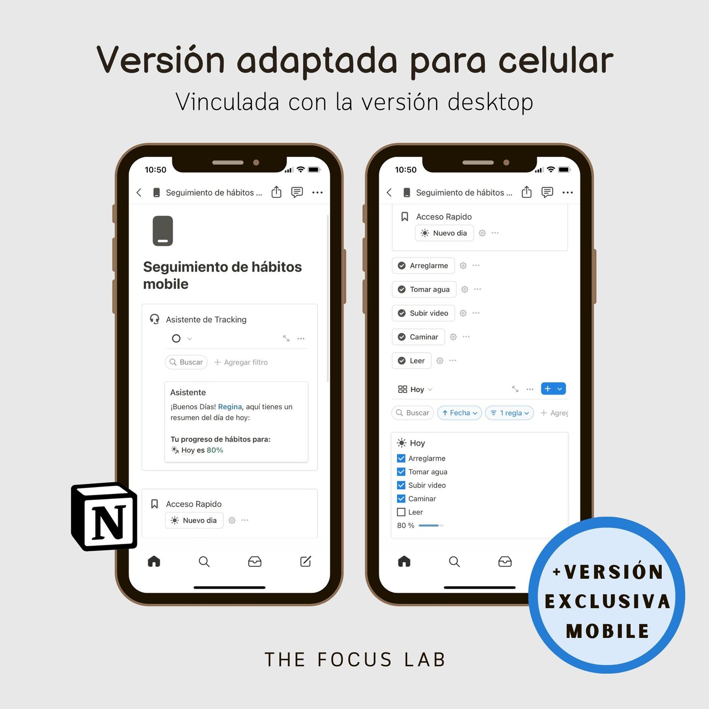 Seguimiento de Hábitos - Plantilla de Notion