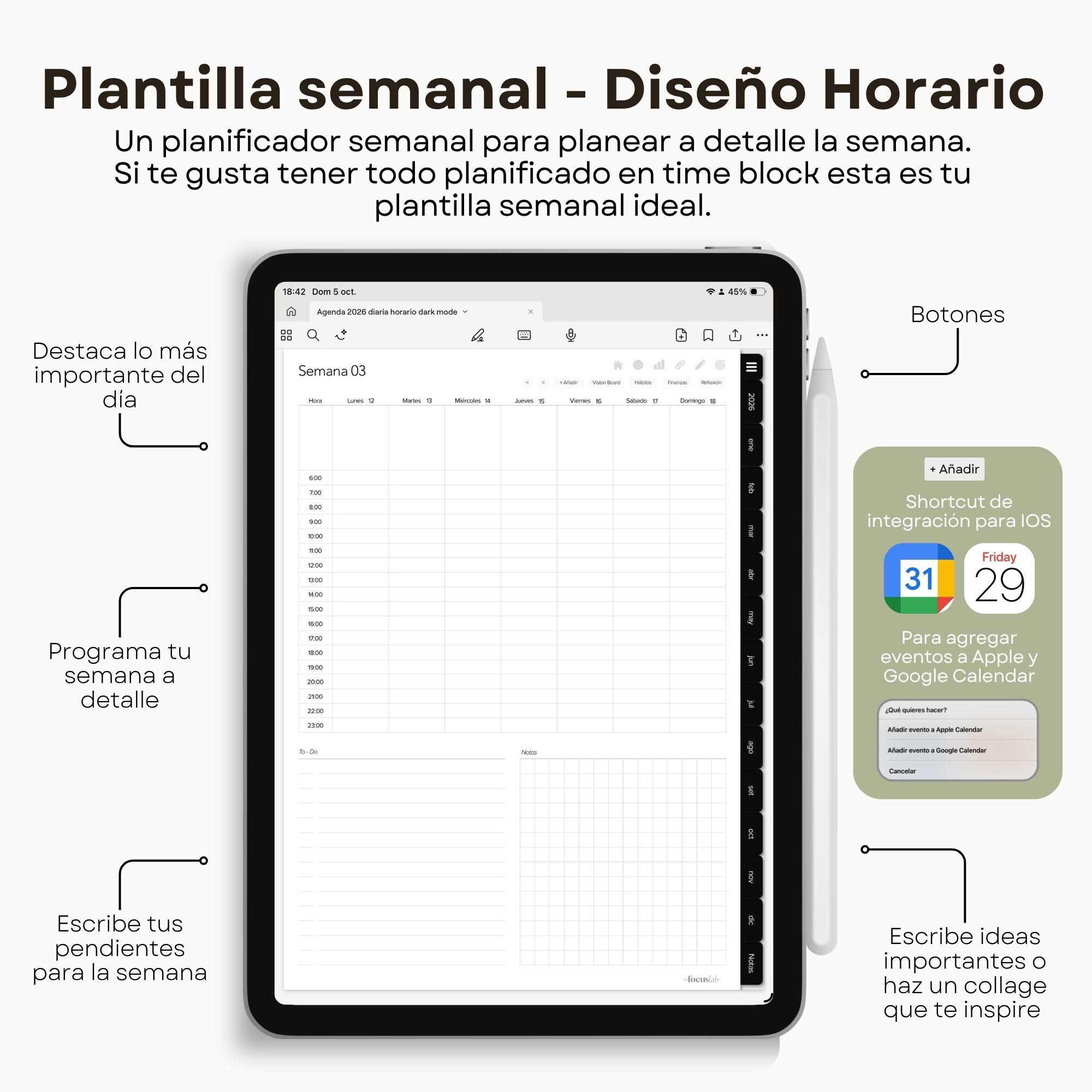 Agenda Digital Dark Mode 2026 Diaria