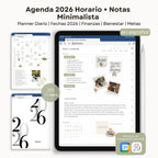 Agenda Digital Minimalista 2026 Diaria