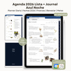 Agenda Digital Azul 2026 Diaria