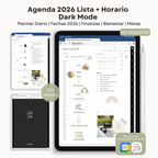 Agenda Digital Dark Mode 2026 Diaria