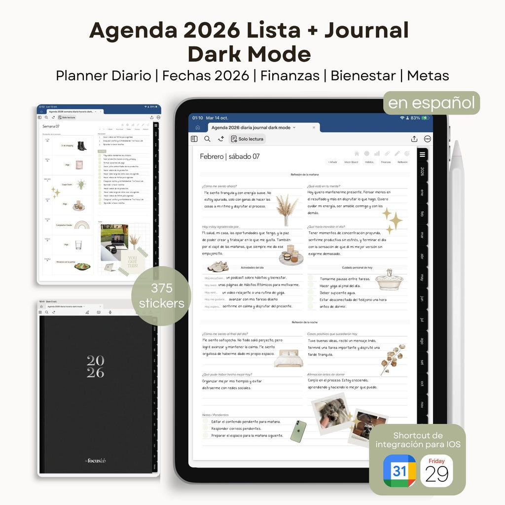 Agenda Digital Dark Mode 2026 Diaria