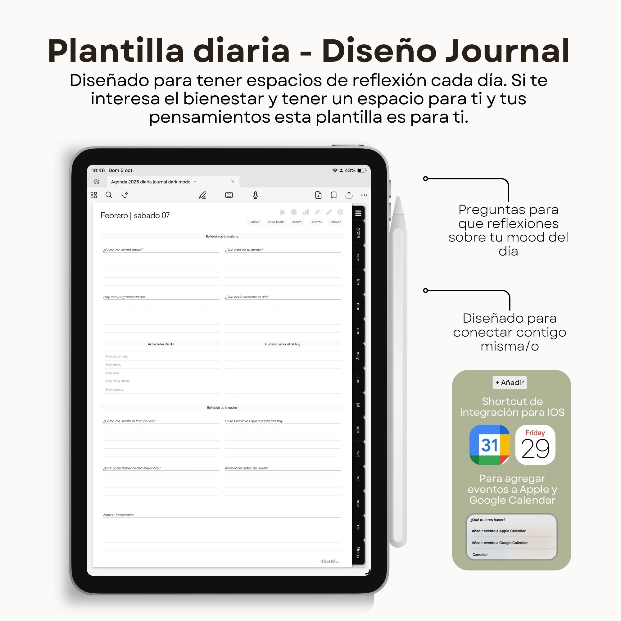 Agenda Digital Dark Mode 2026 Diaria