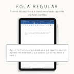 Fuente estilo hecho a mano - Fola Regular - Vista principal para iPad