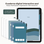 Cuaderno de Notas Digital Azul | PDF interactivo