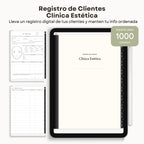 Plantilla de Historia Clínica Estética Digital | Ficha de Diagnóstico Facial y Registro de Clientes