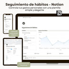 Seguimiento de Hábitos en Notion | Habit Tracker Digital - Vista principal para iPad