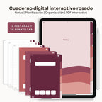 Cuaderno de Notas Digital Rosado | PDF interactivo