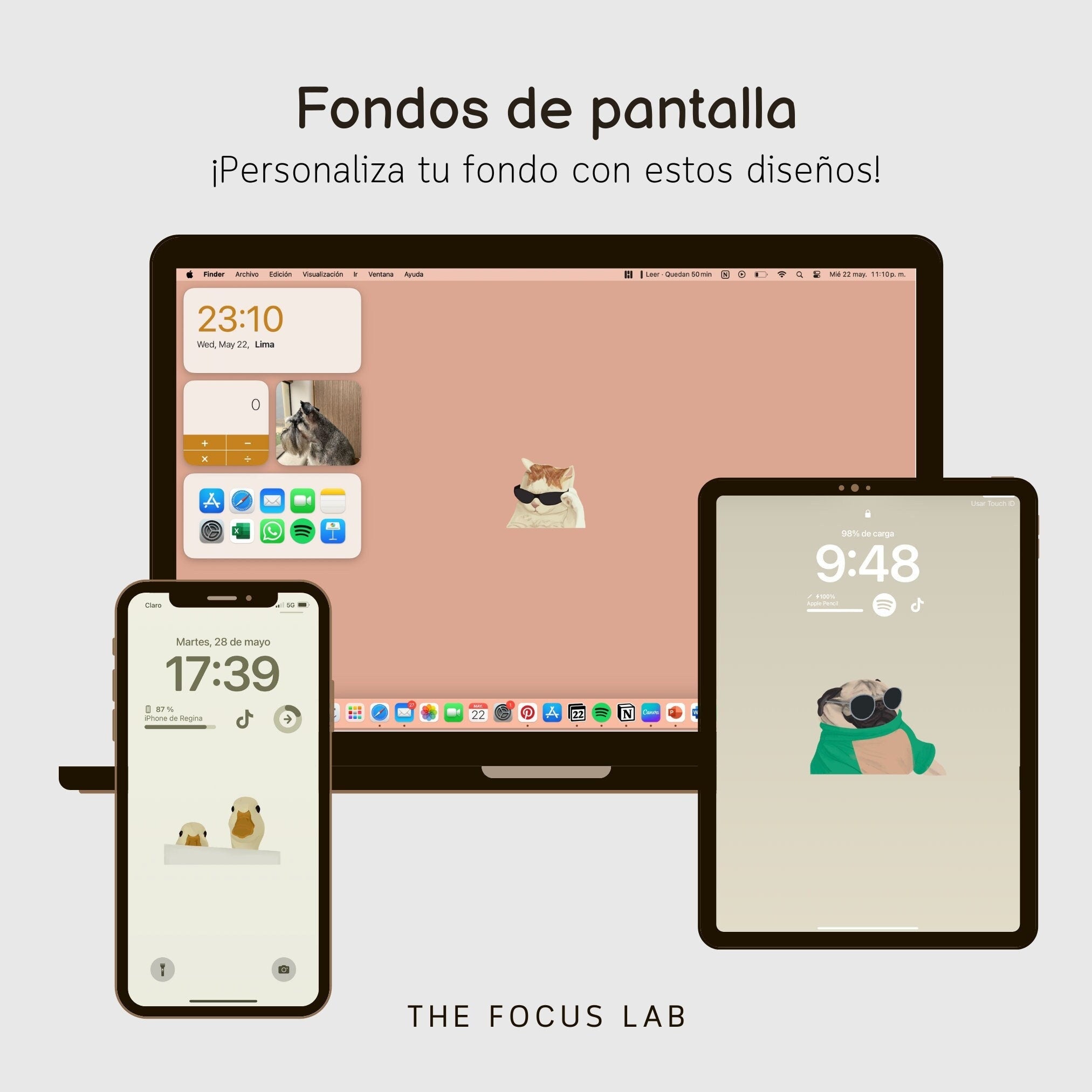 Fondos de Pantalla de Animalitos - Vista principal para iPad