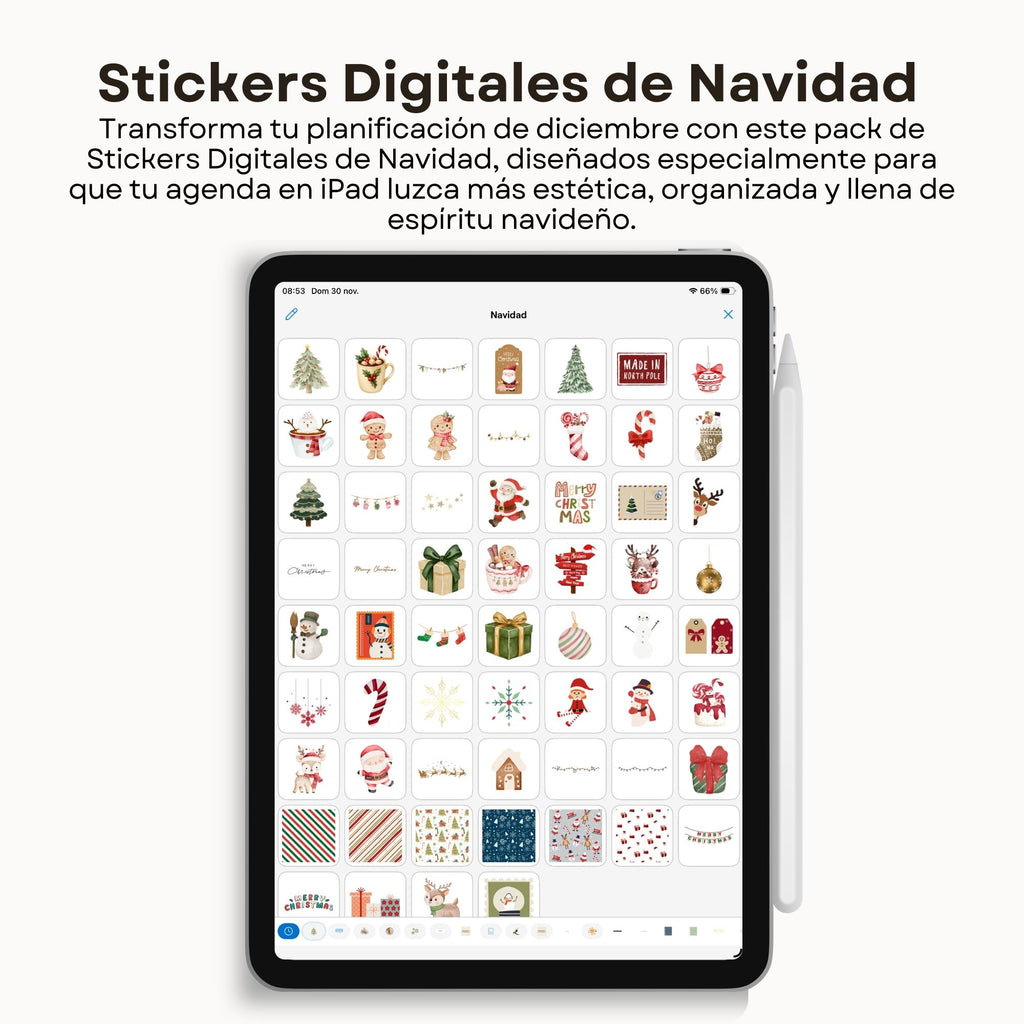 Stickers Digitales | Navidad Collection | Pack de 60 unidades