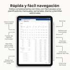 Agenda Digital Vichy Gris 2026 Diaria