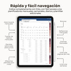 Agenda Digital Magenta 2026 Diaria - Ejemplo de uso en GoodNotes