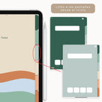 Cuaderno de Notas Digital Tropical | PDF interactivo - Vista interior de páginas