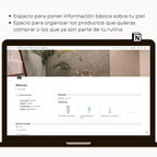 Skincare Board en Notion | Plantilla Digital para Rutina de Cuidado de Piel