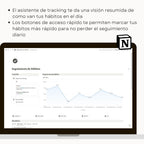 Seguimiento de Hábitos en Notion | Habit Tracker Digital - Vista interior de páginas