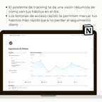 Seguimiento de Hábitos en Notion | Habit Tracker Digital