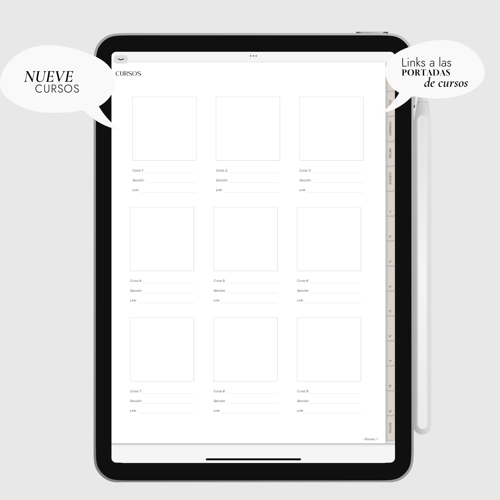 Cuaderno Digital Universidad | UPlanner | Stickers