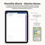 Agenda Digital Flores Lila 2026 Diaria