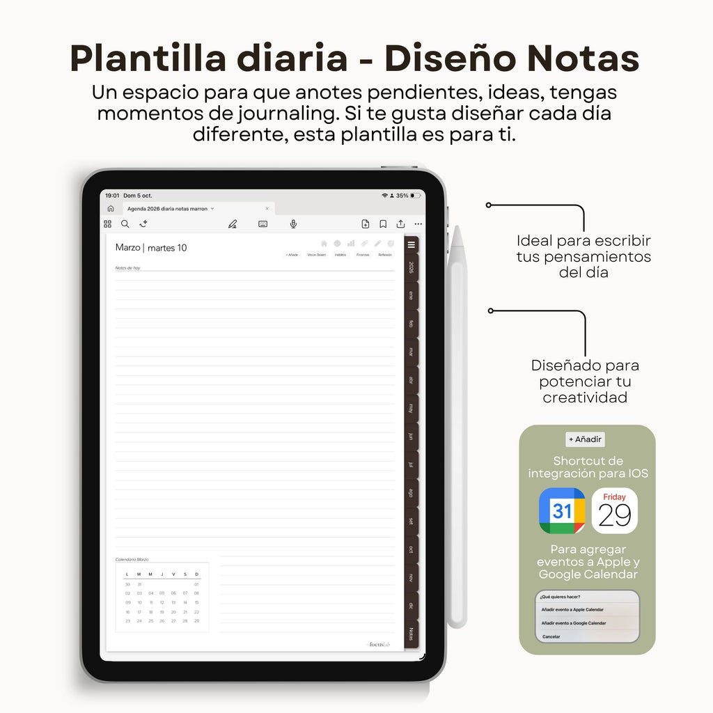 Agenda Digital Chocolate 2026 Diaria