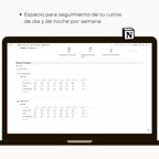 Skincare Board en Notion | Plantilla Digital para Rutina de Cuidado de Piel - Diseño de página semanal