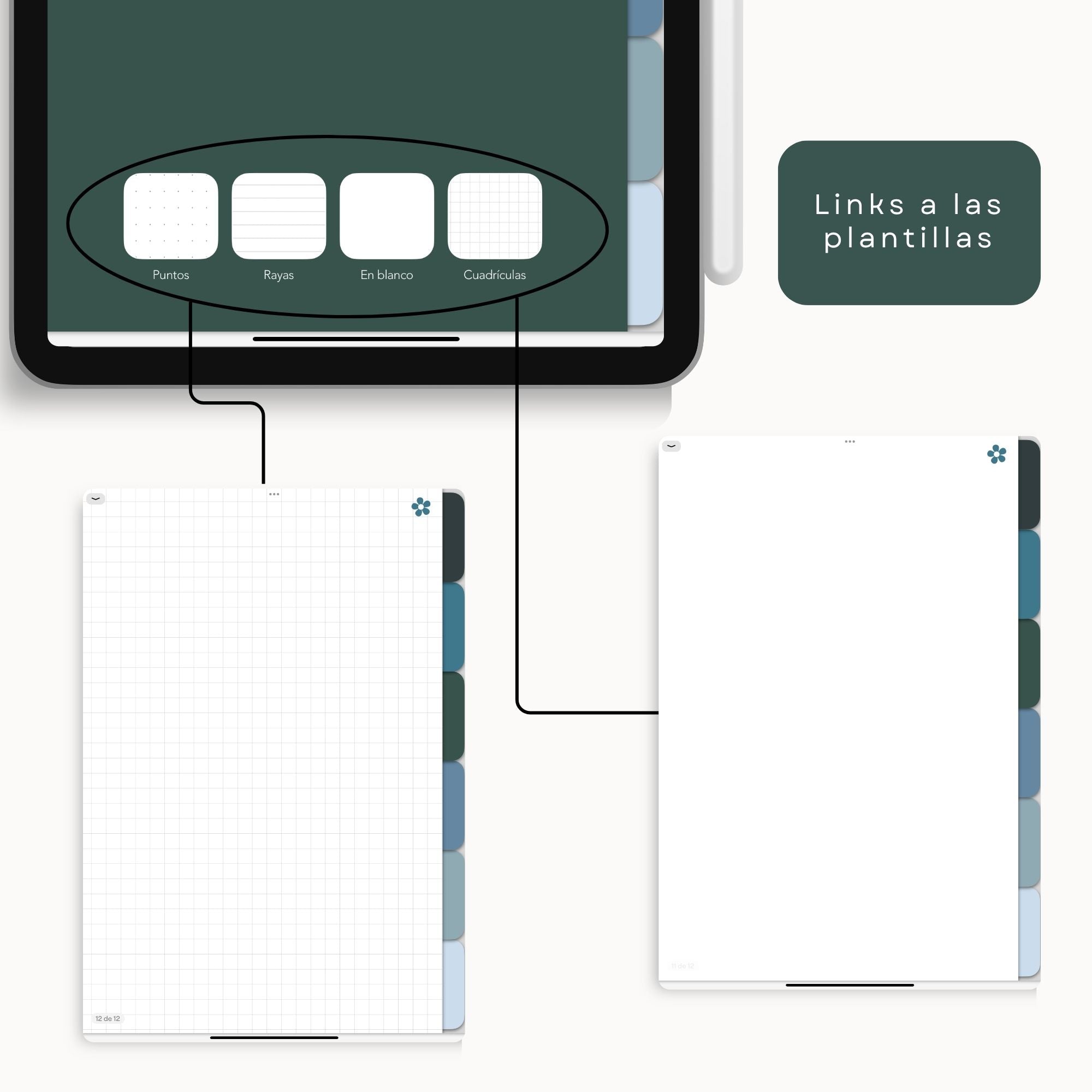 Cuaderno de Notas Digital Azul | PDF interactivo