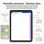 Agenda Digital Flores Lila 2026 Diaria