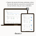 Universidad - Plantilla de Notion - Detalle de diseño
