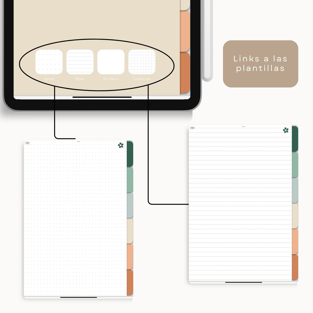 Cuaderno de Notas Digital Tropical | PDF interactivo