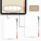 Cuaderno de Notas Digital Tropical | PDF interactivo