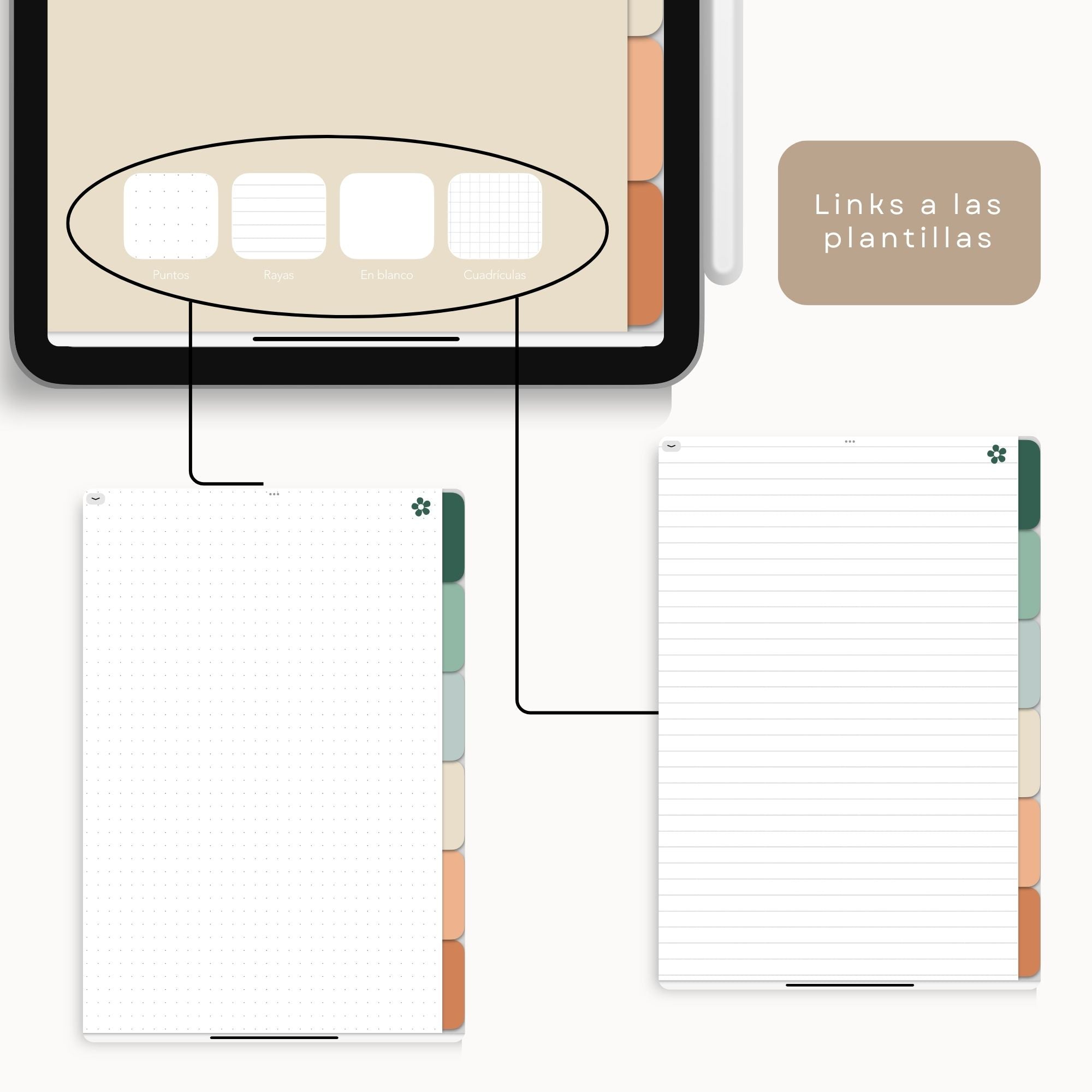 Cuaderno de Notas Digital Tropical | PDF interactivo