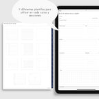 Cuaderno Digital Universidad | UPlanner Azul | Stickers