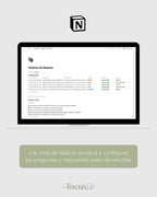 Tarjetas de repaso (Flashcards) - Notion - Vista interior de páginas