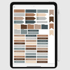 Stickers Digitales | Minimal Collection | Pack de 228 stickers