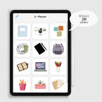 Cuaderno Digital Universidad | UPlanner Matcha | Stickers