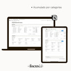 Seguimiento de Gastos | Plantilla de Notion - Detalle de diseño