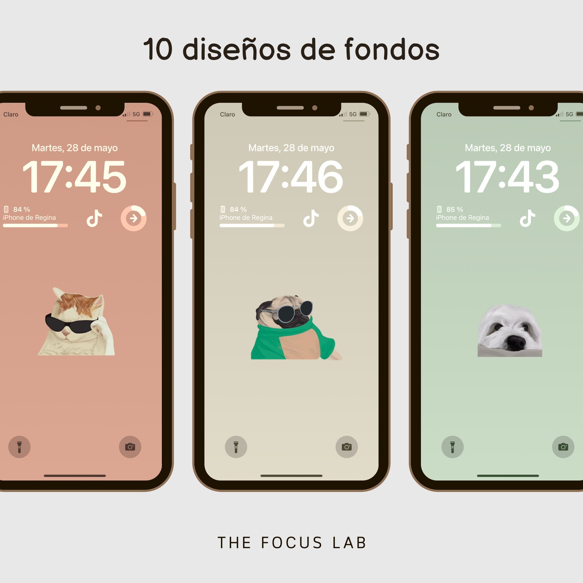 Fondos de Pantalla de Animalitos - Diseño de página mensual