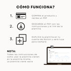 Seguimiento de Hábitos en Notion | Habit Tracker Digital - Página de hábitos y metas