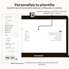 Seguimiento de Gastos | WTF is my money? | Plantilla Notion - Página de hábitos y metas