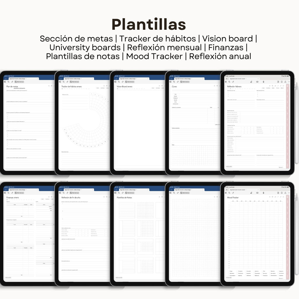 Agenda Digital Vichy Rosado 2026 Diaria
