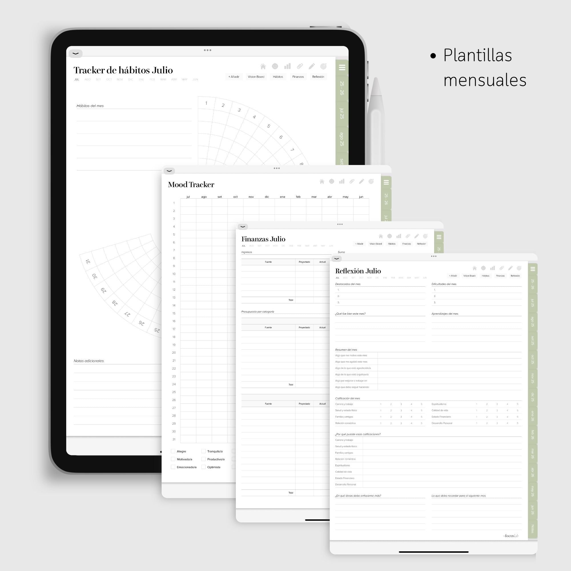 Agenda Digital Matcha 2025-2026 - Detalle de diseño