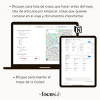 Planificador de Viajes Notion | Plantilla Digital Interactiva