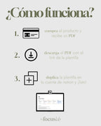 Tarjetas de repaso (Flashcards) - Notion - Diseño de página mensual