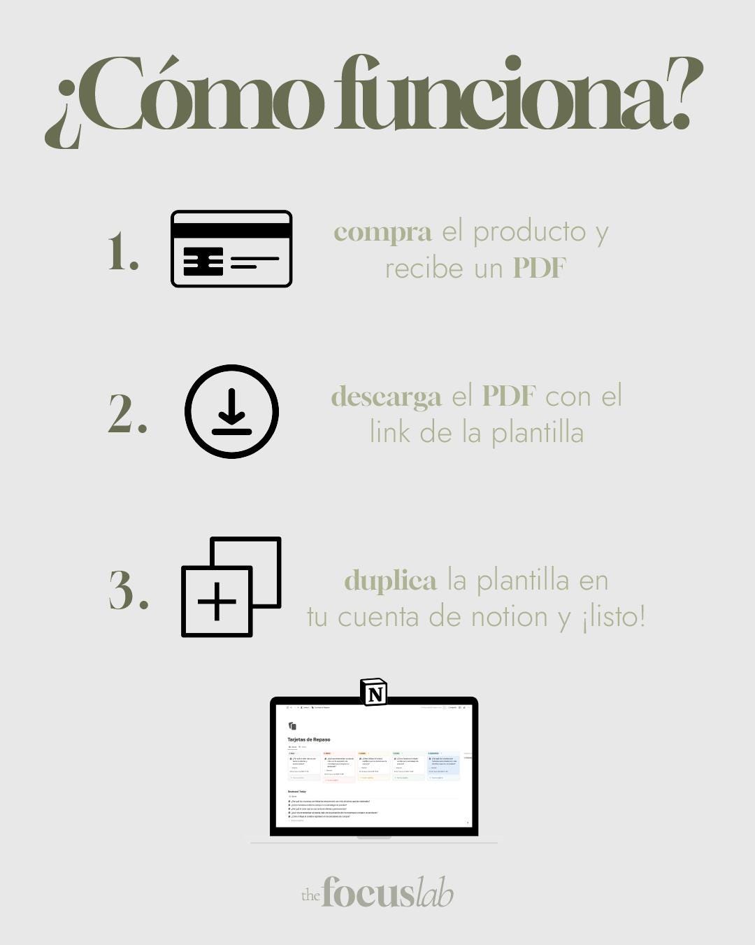 Tarjetas de repaso (Flashcards) - Notion - Diseño de página mensual