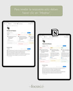 Tarjetas de repaso (Flashcards) - Notion - Diseño de página semanal