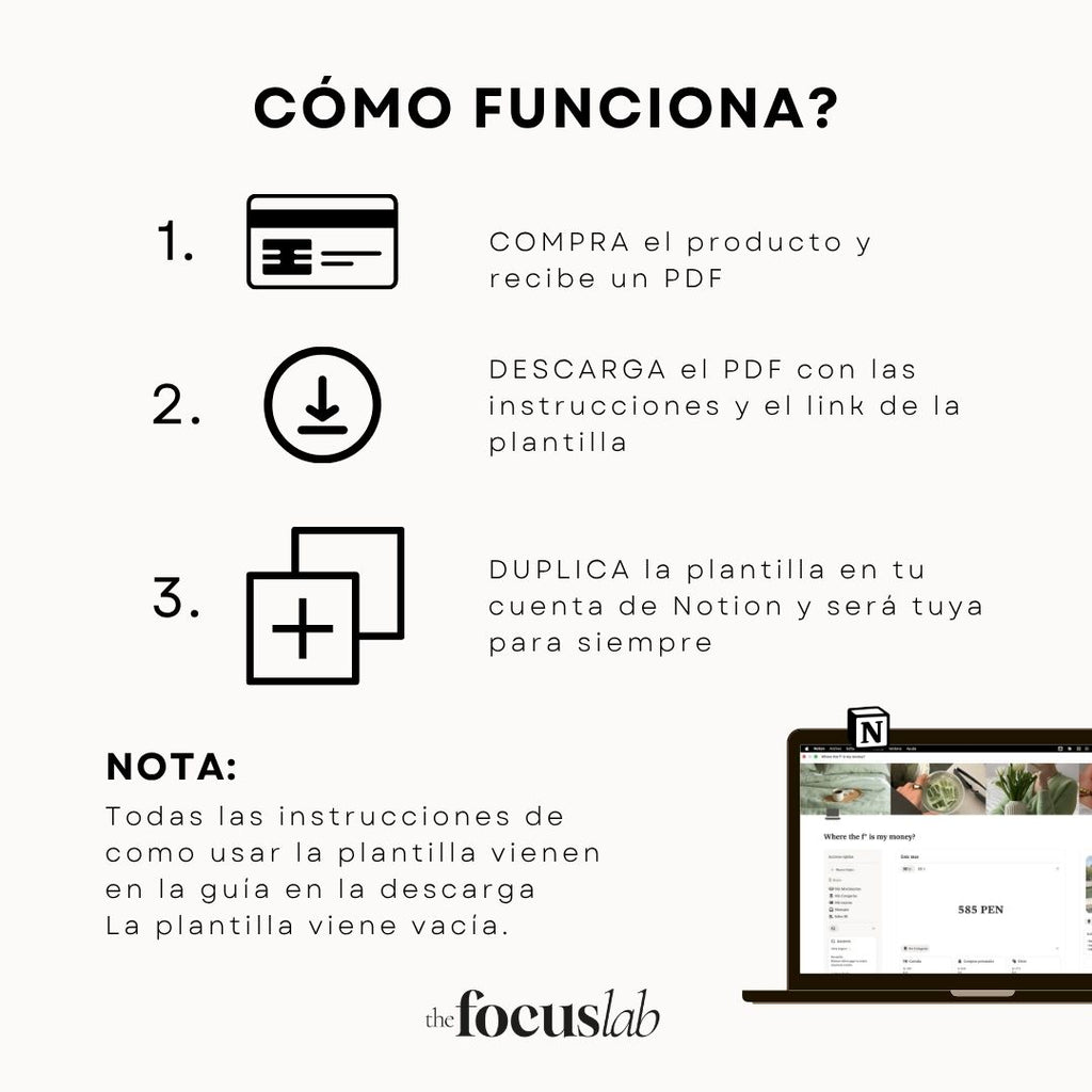 Seguimiento de Gastos | WTF is my money? | Plantilla Notion - Portada del planner digital
