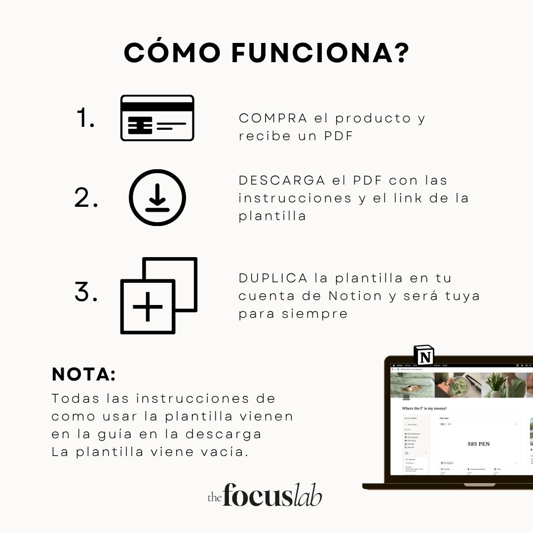 Seguimiento de Gastos | WTF is my money? | Plantilla Notion - Portada del planner digital